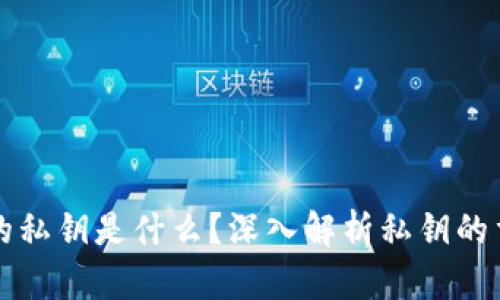 以太坊钱包里的私钥是什么？深入解析私钥的重要性与安全性