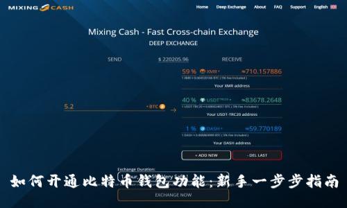 如何开通比特币钱包功能：新手一步步指南